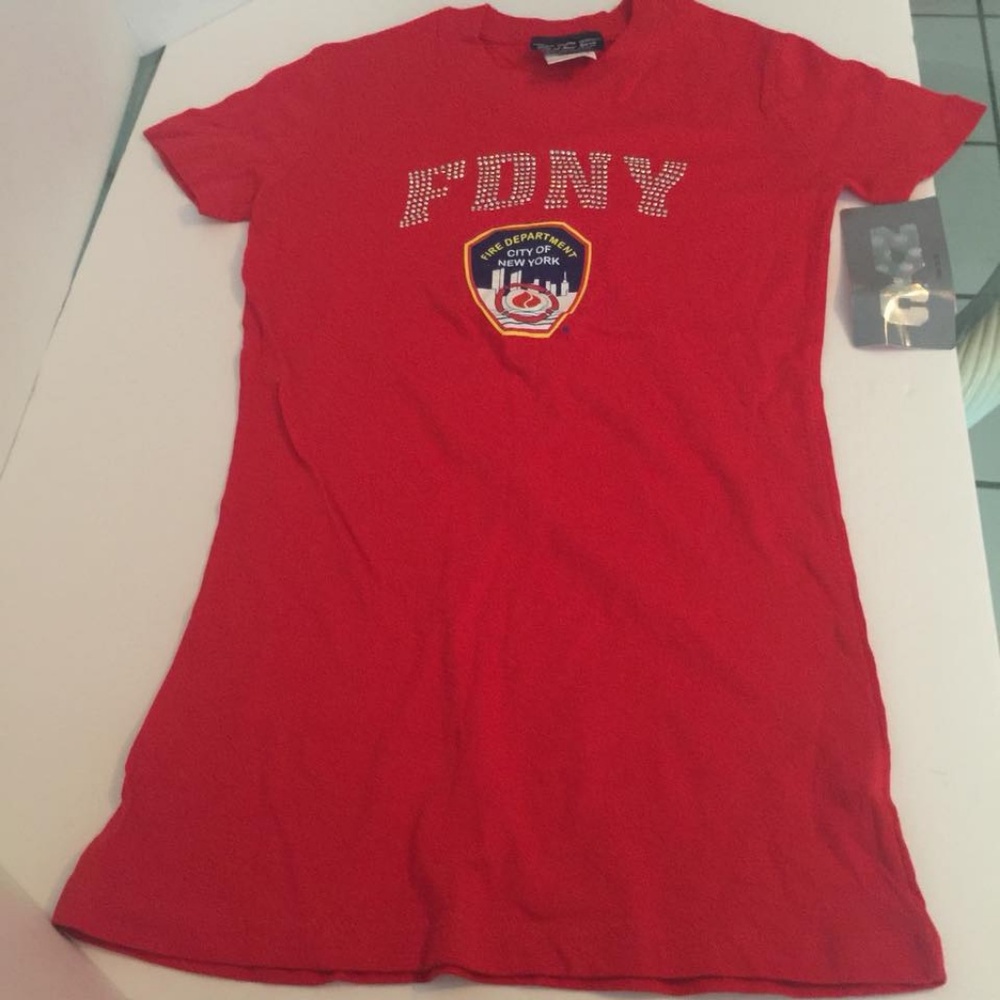 FDNY Fire Dept NY Girls (Kids) Bling Tee